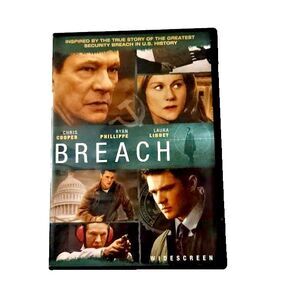 Breach DVD Movie 2007  Spy Thriller PG 13 Chris Cooper Laura  Linney